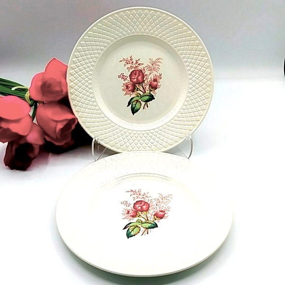 Spode Other - COPY - 2 Copeland Spode 8” Lunch Plates. Lady Anne pattern Circa 1941